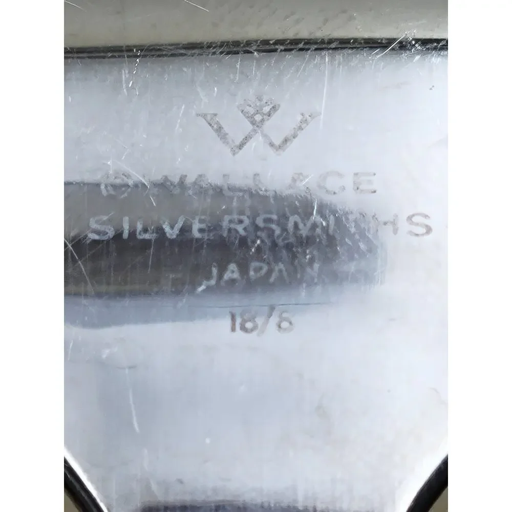 Wallace Lotus 18/8 Stainless Steel Set 4 Dinner Fork Flatware